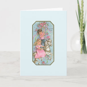 Carte de voeux pour l'anniversaire vintage