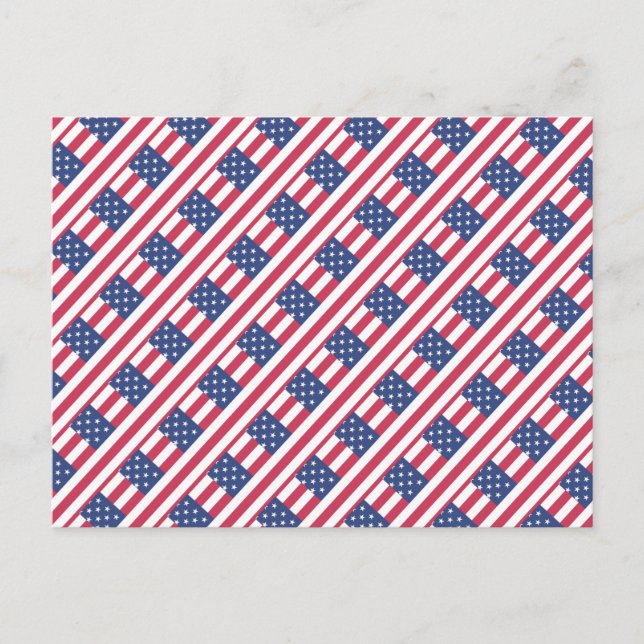 Carte de vœux pour le 4 juillet Jour de l'Indépend (Devant)