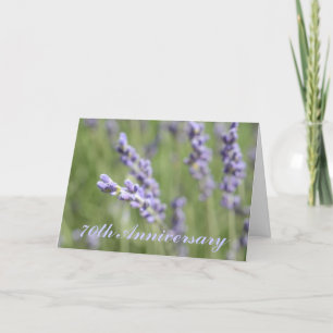 Carte de voeux pour le 70e anniversaire du Mariage