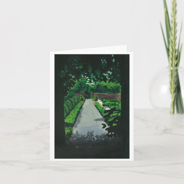 Carte de voeux pour le jardin (Devant)
