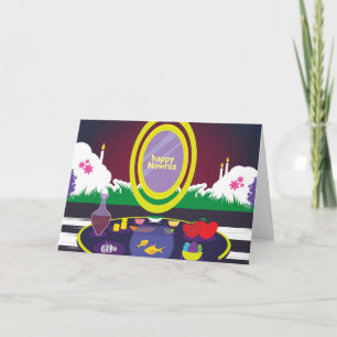 Carte de vœux pour le nouvel an persan Nowruz