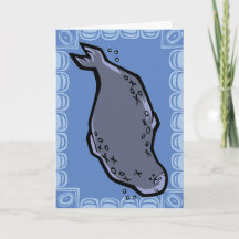 Carte de voeux pour le Puzzle de léopard de la fau