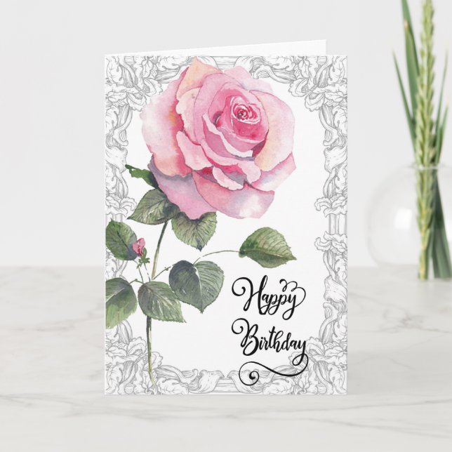 Carte de voeux pour les anniversaires (Devant)