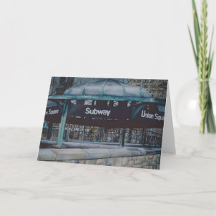 Carte de voeux pour les bleus souterrains