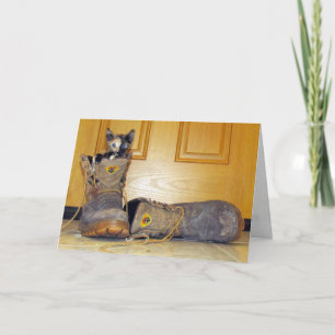 Carte de voeux pour les bottes de Rizzoli