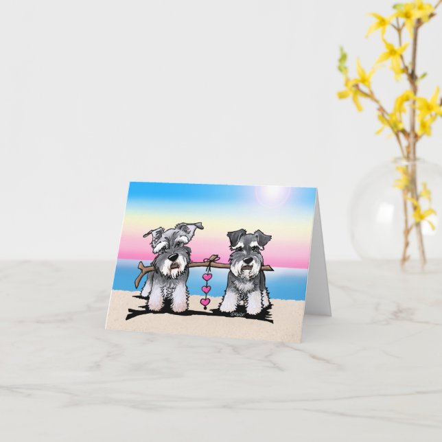Carte de voeux pour les experts miniatures KiniArt (Fleur jaune)