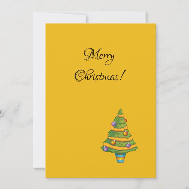 Carte de vœux pour les fêtes (Devant)