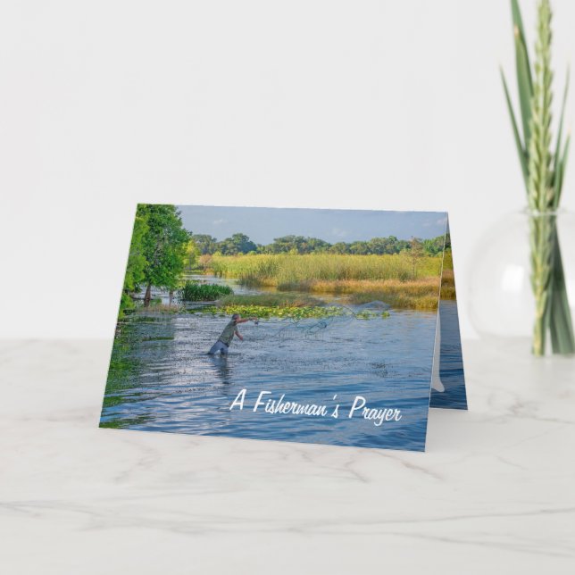 Carte de voeux pour les pêcheurs (Devant)