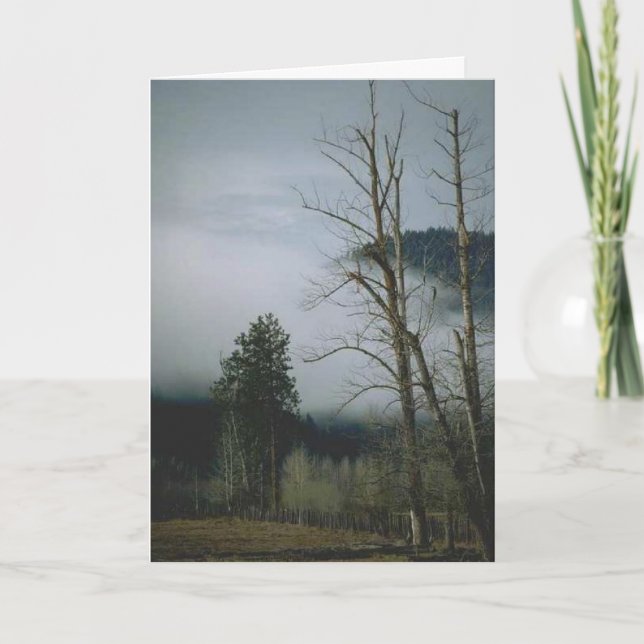 Carte de voeux pour les temples d'hiver (Devant)