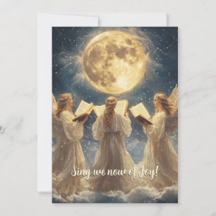 Carte de voeux pour les trois anges d'or