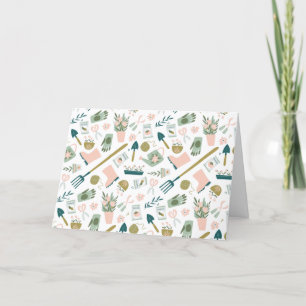 Carte de voeux pour l'heure du jardin (vide)