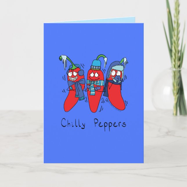 Carte de voeux pour l'hiver de Chilis (Devant)