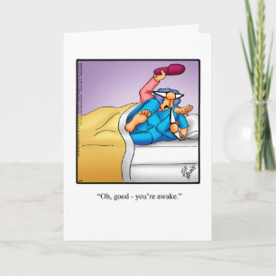 Carte de voeux pour l'Humour Anniversaire