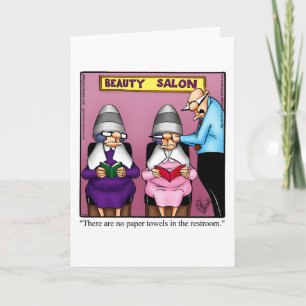 Carte de voeux pour l'Humour de l'anniversaire drô