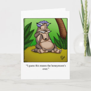 Carte de voeux pour l'Humour de l'anniversaire drô