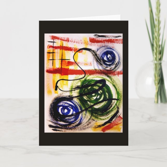 Carte de voeux pour machines modernes (Devant)