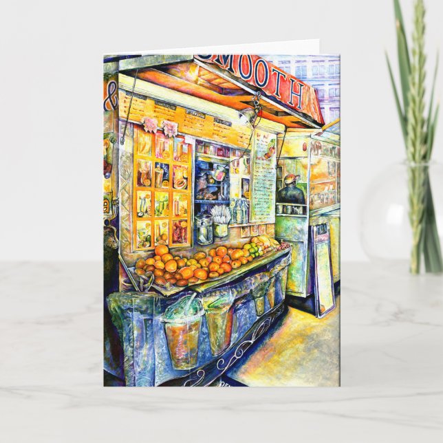 Carte de voeux pour manger (Devant)