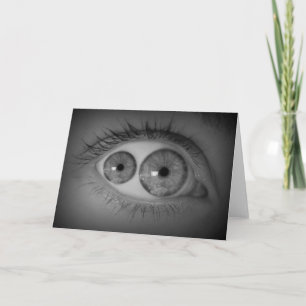 Carte de voeux pour oeil mutant