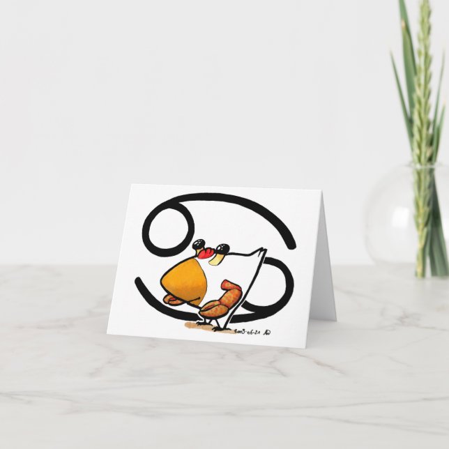 Carte de voeux pour poulet cancéreux (Devant)