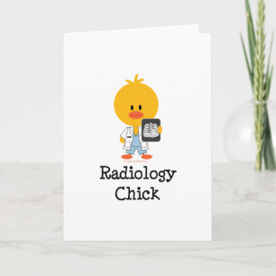 Carte de voeux pour poussette radiologique