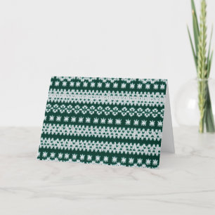 Carte de voeux pour pull de vacances moche avec te