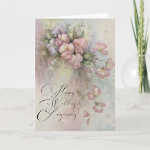 Carte de voeux pour un anniversaire Mariage