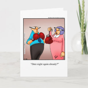 Carte de voeux pour un Humour amusant