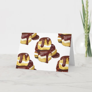 Carte de voeux Profiteroles