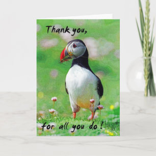 Carte de voeux Puffin