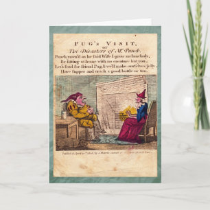 Carte de voeux Punch & Judy Story Plate I