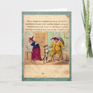 Carte de voeux Punch & Judy Story Plate II