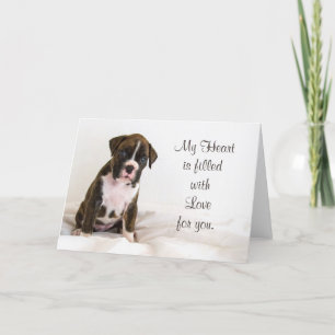 Carte de voeux Puppy Love