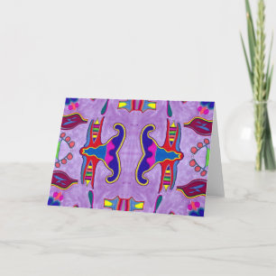 Carte de voeux Purple Dragon