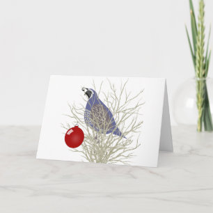Carte de voeux Quail