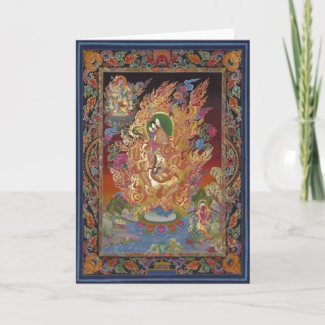 Carte de voeux Quatre-Armée de Ganesh (Devant)