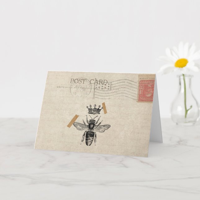 Carte de voeux Queen Bee (Petite plante)