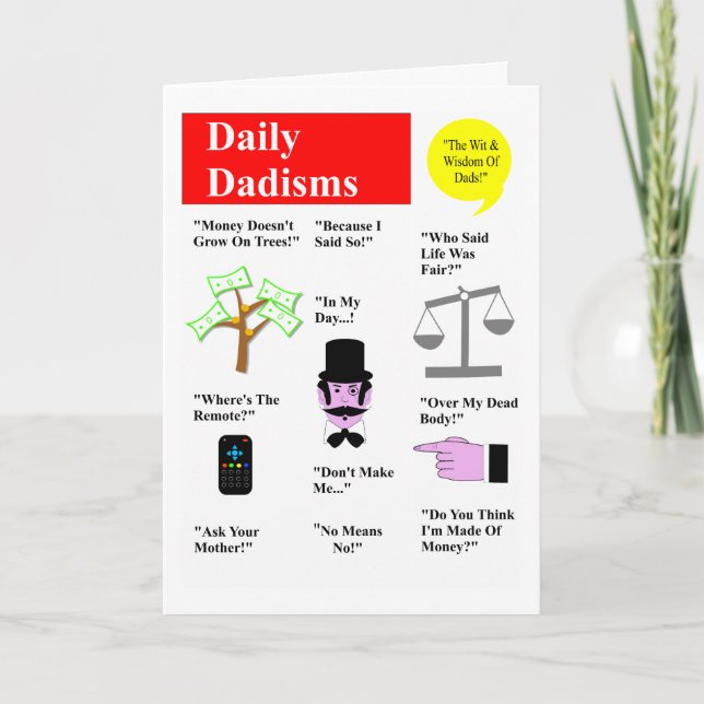 Carte de voeux quotidienne de Dadisms (Devant)