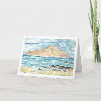 Carte de voeux "Rabbit Island"