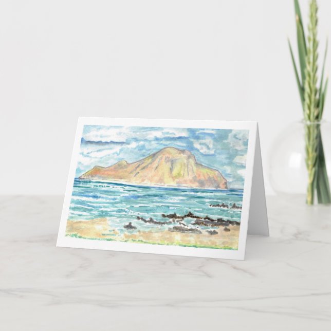 Carte de voeux "Rabbit Island" (Devant)