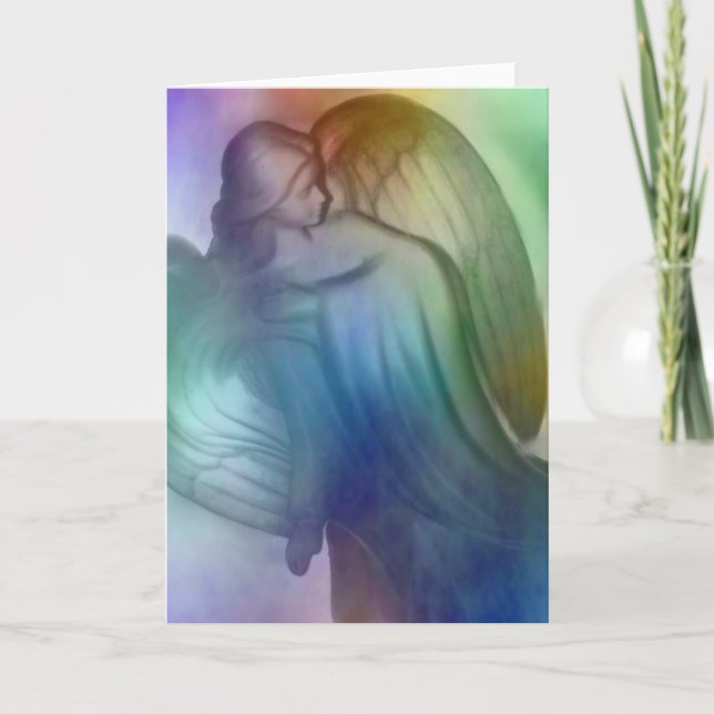 Carte de voeux Rainbow Angel (Devant)