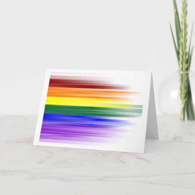 Carte de voeux Rainbow Flag (Devant)
