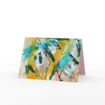 Carte de voeux Rainbow Tracks par Janz