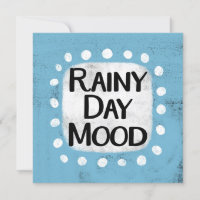 Carte de voeux Rainy Day Mood