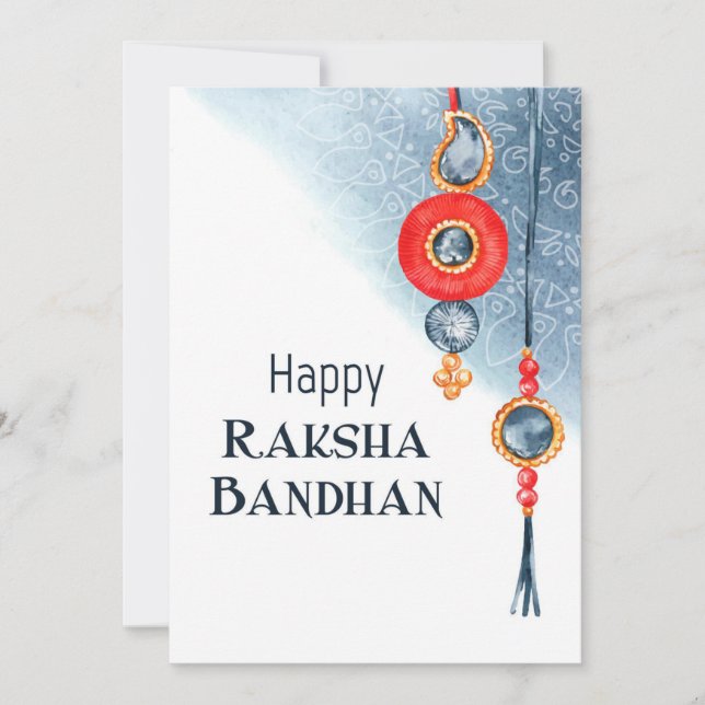 Carte de voeux Raksha Bandhan (Devant)