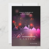 Carte de vœux Ramadan Kareem