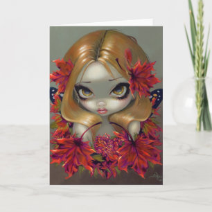 Carte de voeux "Red Maple Fairy"