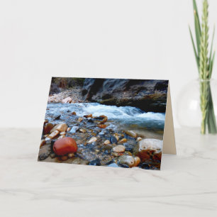 Carte de voeux, Red Rock, Blanc à l'intérieur