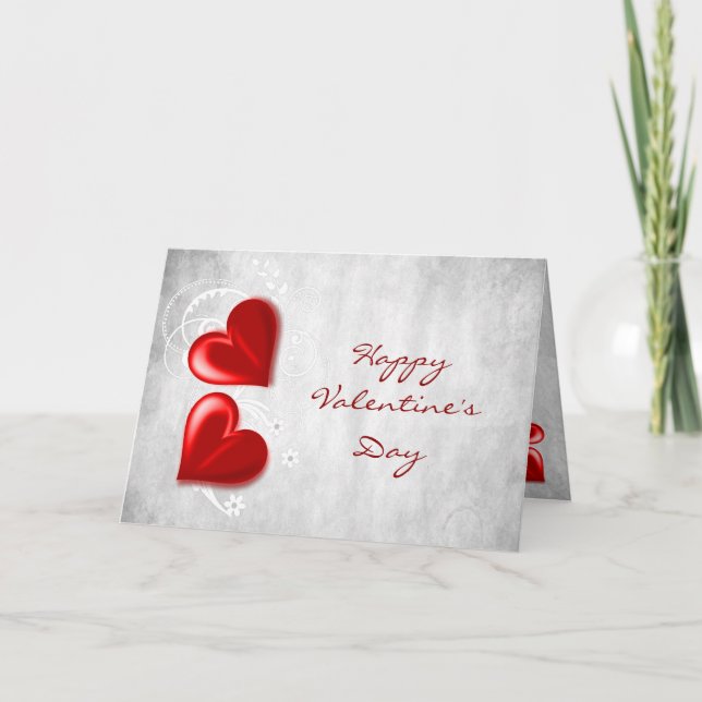 Carte de voeux Red Valentine Hearts (Devant)