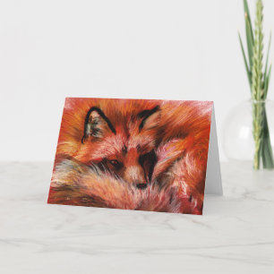 Carte de voeux Refuge Fox