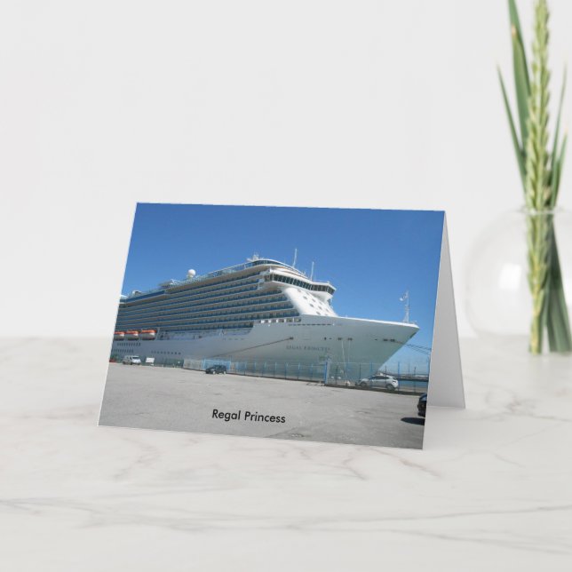 Carte de voeux Regal Princess (Devant)